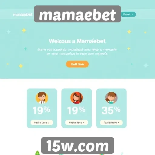 Interface amigável do site mamaebet para novos usuários